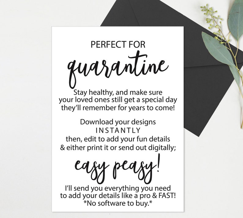 Drive by Shower Quarantine Party Blue Drive by Baby Shower Etsy