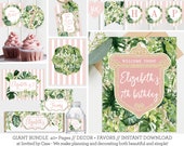 Glamping Troop Beverly Hills Inspired Decorations + Favors - Girls Glamping Birthday, Sleepover Glamping Supplies - G226 - Instant Edit NOW! Il_170x135