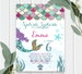 Mermaid Birthday Invitation - Purple teal & Gold Under The Sea - Mermaid Party - Pool Party - INSTANT DIGITAL download - Print today 