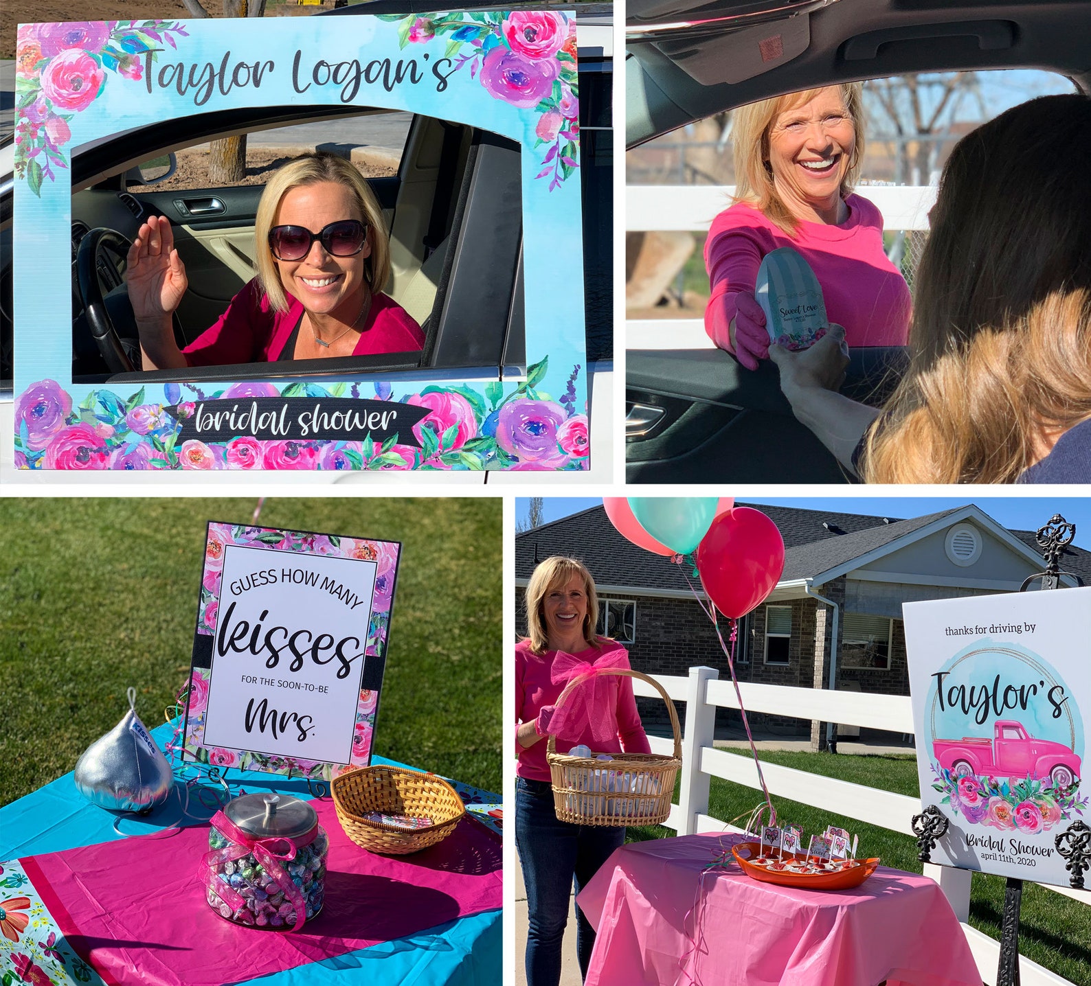 BUNDLE Invites Quarantine Bridal SHOWER Drive by Shower Etsy