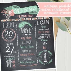 BUNDLE & Save Wild ONE Pink First Birthday Decor Bundle Printable Tribal First Birthday Wild One Birthday Banner Labels Download image 2