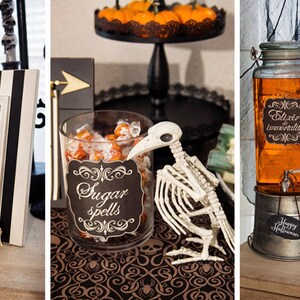 Halloween Party Decorations Printable - Halloween Birthday Decorations ...