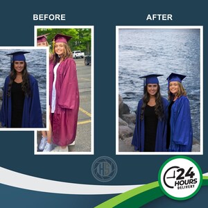 Custom Photo Editing Service | Add or Remove Person | Retouching | Background Change | Old Photo Restoration image 3