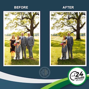Custom Photo Editing Service | Add or Remove Person | Retouching | Background Change | Old Photo Restoration image 4