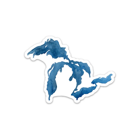 True Blue Great Lakes sticker Great Lakes decal Etsy