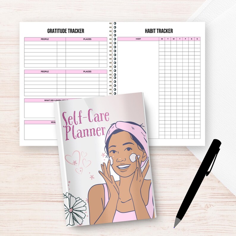 Self Care Journal Printable | Daily Wellness Planner | Mindfulness ...