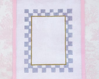 Mackenzie Picture Frame 5x7" - Hand-painted Needlepoint Canvas