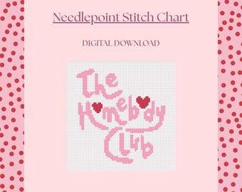 The Homebody Club - Schema digitale per ricamo a punto croce - Download PDF