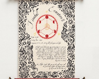 Fireball Spell Scroll: D&D 5e Canvas Prop - TTRPG Tabletop Accessory