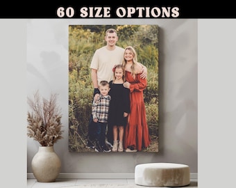 Personalized Photo Canvas Print: Custom Wall Art, Family Keepsake