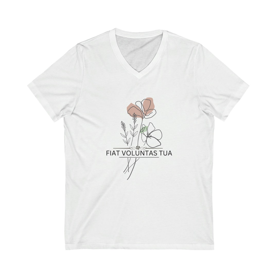 Fiat Voluntas Tua en latín Se hará tu voluntad Camisa de mujer / Regalo  religioso - Etsy España