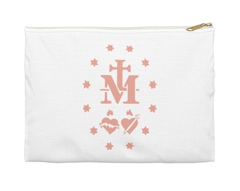 Marian Chapel Veil Pouch, Mantilla Bag, Head Covering Bag, Catholic Purse, Ave Maria Bag, Chapel Mantilla, Catholic Mass Veil