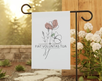 Fiat Voluntas Tua Garden & House Banner/ Hágase tu voluntad