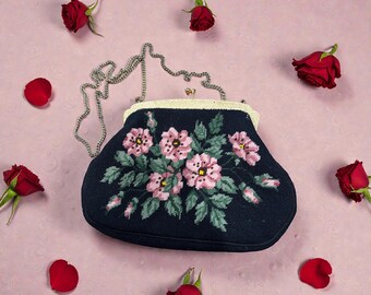 ヴィンテージのニードルポイント財布 - Etsy 日本