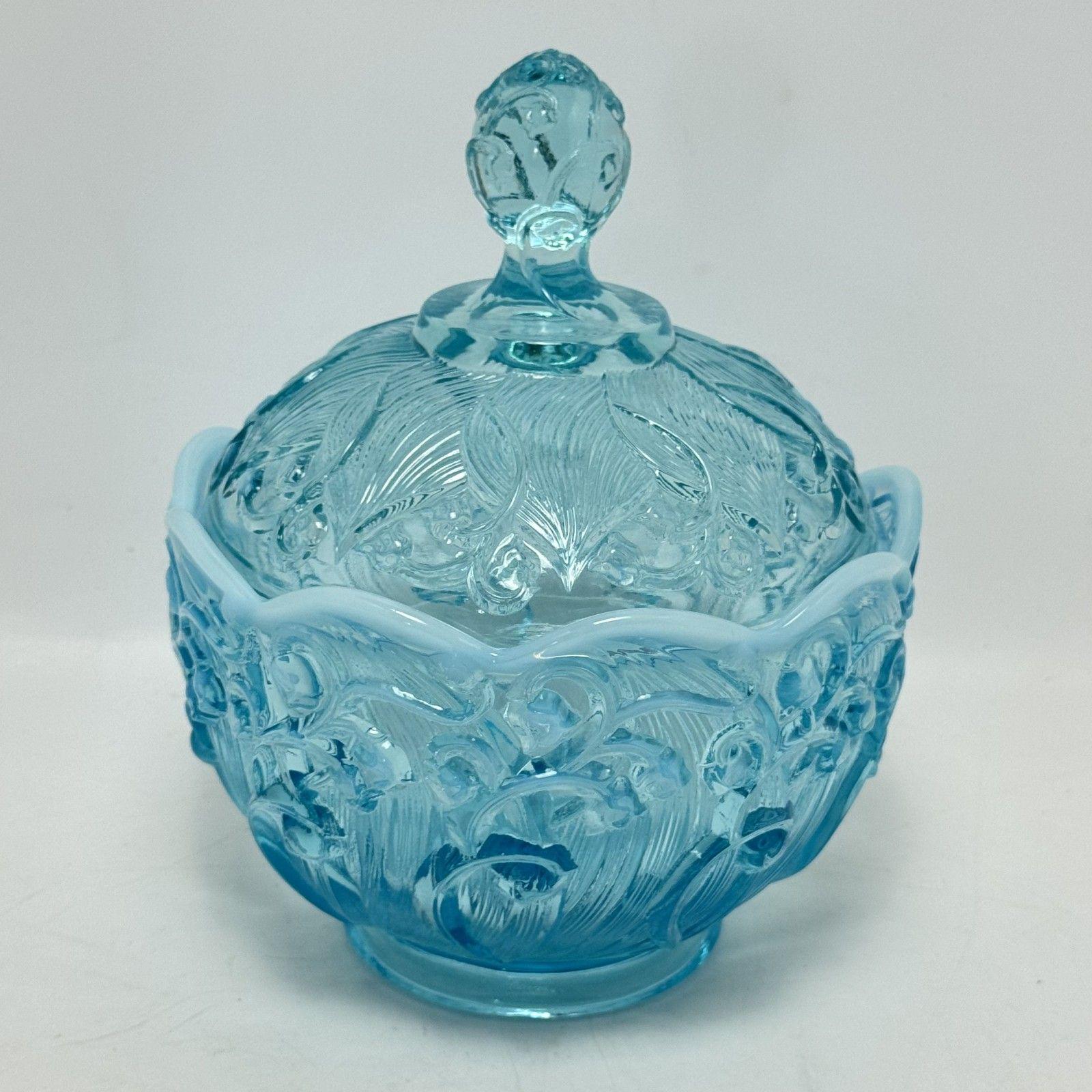 Fenton Blue Opalescent - Etsy