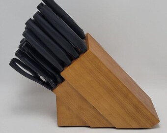 Farberware 18 Piece Kitchen Knife Cutlery Block Set Black