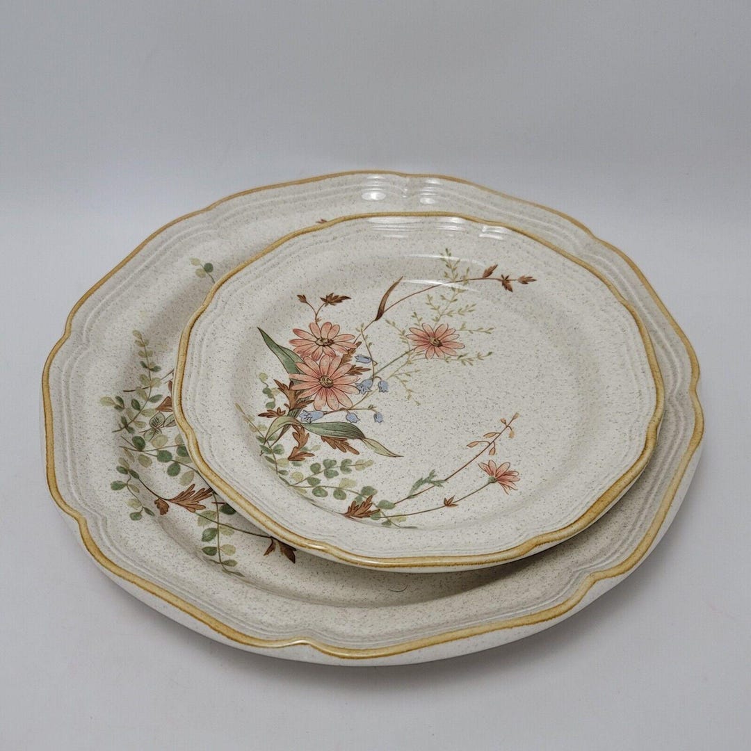 Mikasa Field Bouquet Dinnerware and Salad Plates EB 805 - Etsy