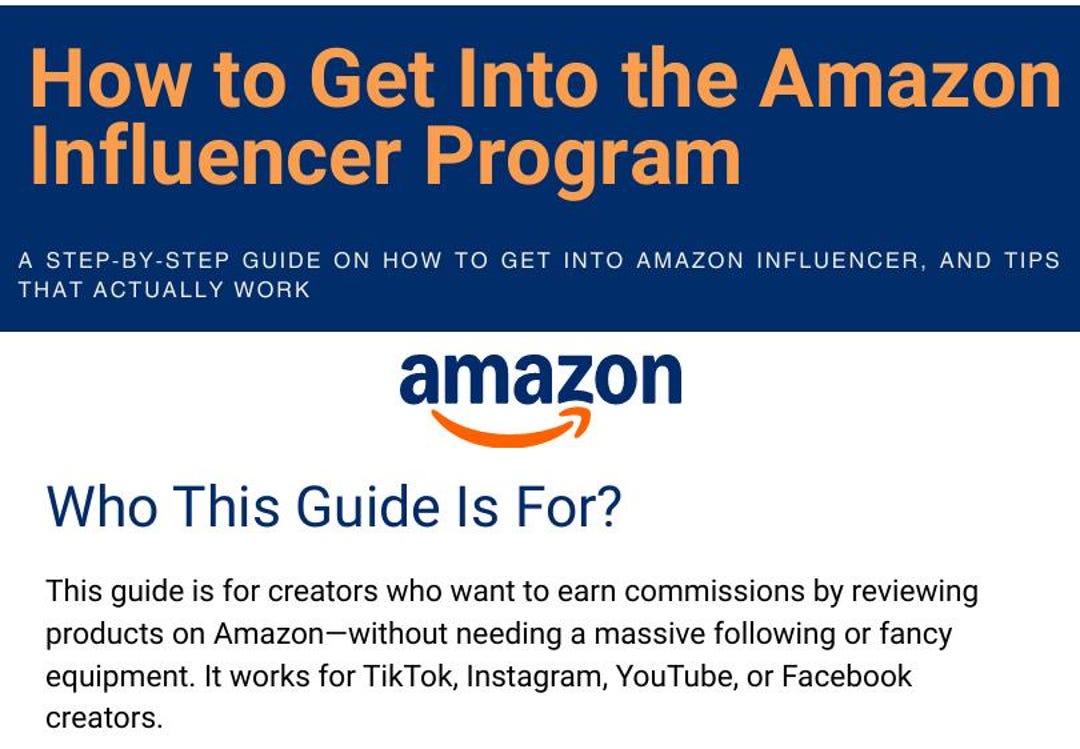 How to Get Approved for the Amazon Influencer Program | Step-by-step ...