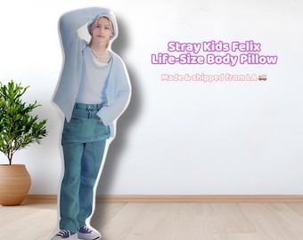 Stray Kids Felix Long Sleeve Life-Size Body Pillow