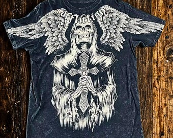 Vintage Y2K Skater Grunge Emo Affliction Style Tapout Shirts