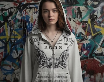 【極希少】affliction系00's TAPOUT フーディーy2k sk8 VTG Y2K TAPOUT Men's LARGE Affliction Full Zip HOODIE JACKET Green