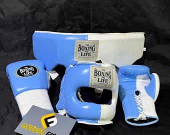 Handmade Genuine Leather No Boxing No life Boxing Set Real Professional Training & Competition Equipment Kit