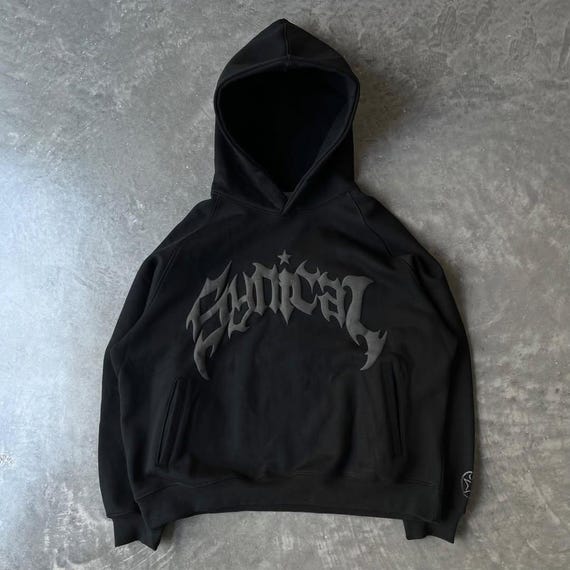 New Black Puff Printing hoodie High Quality Hoodie For mens with Puff PrintingHoodie