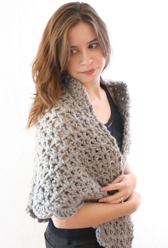 Crochet Chunky Shawl Amelia's Crochet