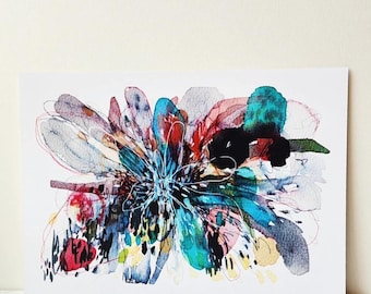 Changing inside/ Limited Edition Art Print Set – Watercolor & Pencil Drawing (A5 + A6)
