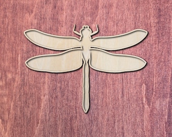 Dragonfly Mosaic Base Frame, Blank Tray, Wood Craft Base, Insect Mosaic Substrate, DIY Mosaic Art Supply, Nature Inspired Craft Shape
