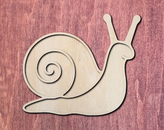 Snail Wooden Mosaic Tray, Unfinished Wood Frame, Craft Base, Substrate, DIY Mosaic Tray, Kids Craft, Art Supply