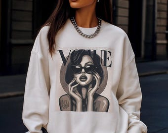 Moletom com gola redonda unissex Vogue Heavy Blend™