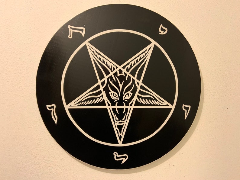Custom 24 Sigil of Baphomet Altar Plaque Anton Lavey | Etsy