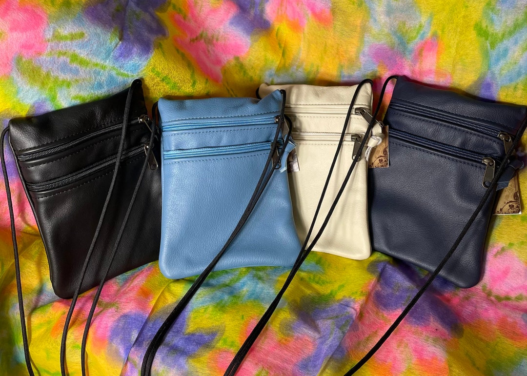 Crossbody Leather Phone Pouch/purse Multiple Colors Etsy