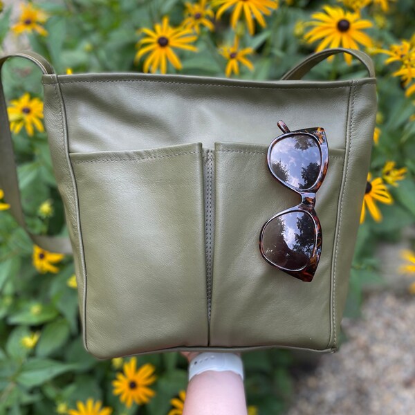 Olive Green Purse Etsy