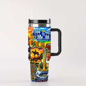 KANSAS CITY World Cup Tumbler "2026" custom art image 6