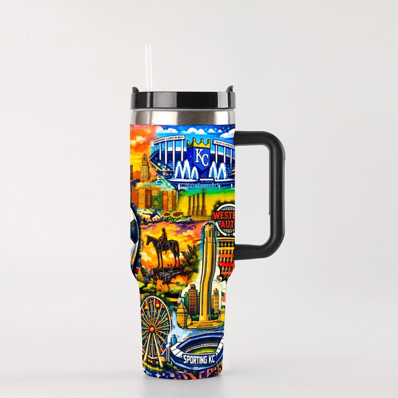 KANSAS CITY World Cup Tumbler "2026" custom art image 6