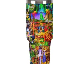 Wizard of Oz Tumbler: 40oz Stainless Steel, Original Artwork