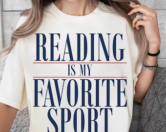 Reading Is My Favorite Sport svg, Bibliophile Reading Quote, Teacher Gift svg, Book Lover svg, Funny Book svg, Book Lover Design Cricut Cut