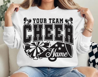 Cheer Template svg, Cheer svg, Cheerleader svg, Cheer Coach svg, Cheer Team Template, Cheer Name svg, Cheer Mom svg, Cheerleading Team shirt