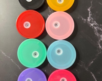 Plastic Cup Lids - 16oz Glass Cup Compatible - Replacement Lid