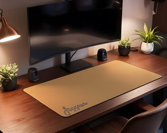 Personalized Gaming Mouse Pad Large Mousepad,  Custom Boho Name Desk Mat, Handwriting Name Desk Mat Pad-12 Colors-2 Sizes