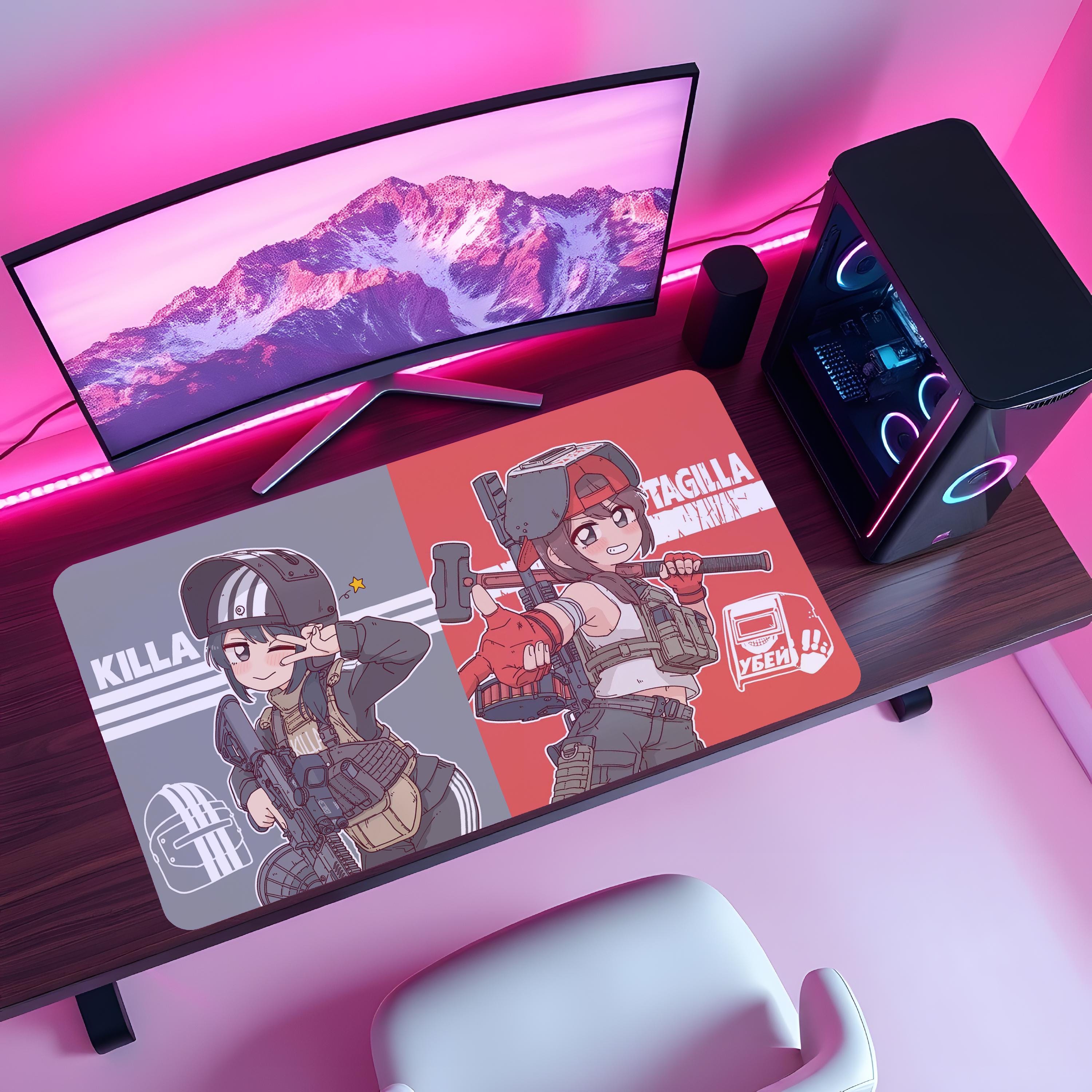 Escape From Tarkov Killa Tagilla Desk Mat, Chibi Gaming Mouse Pad 