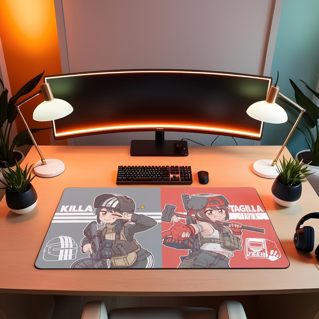 Escape From Tarkov Killa Tagilla Desk Mat, Chibi Gaming Mouse Pad, FPS ...