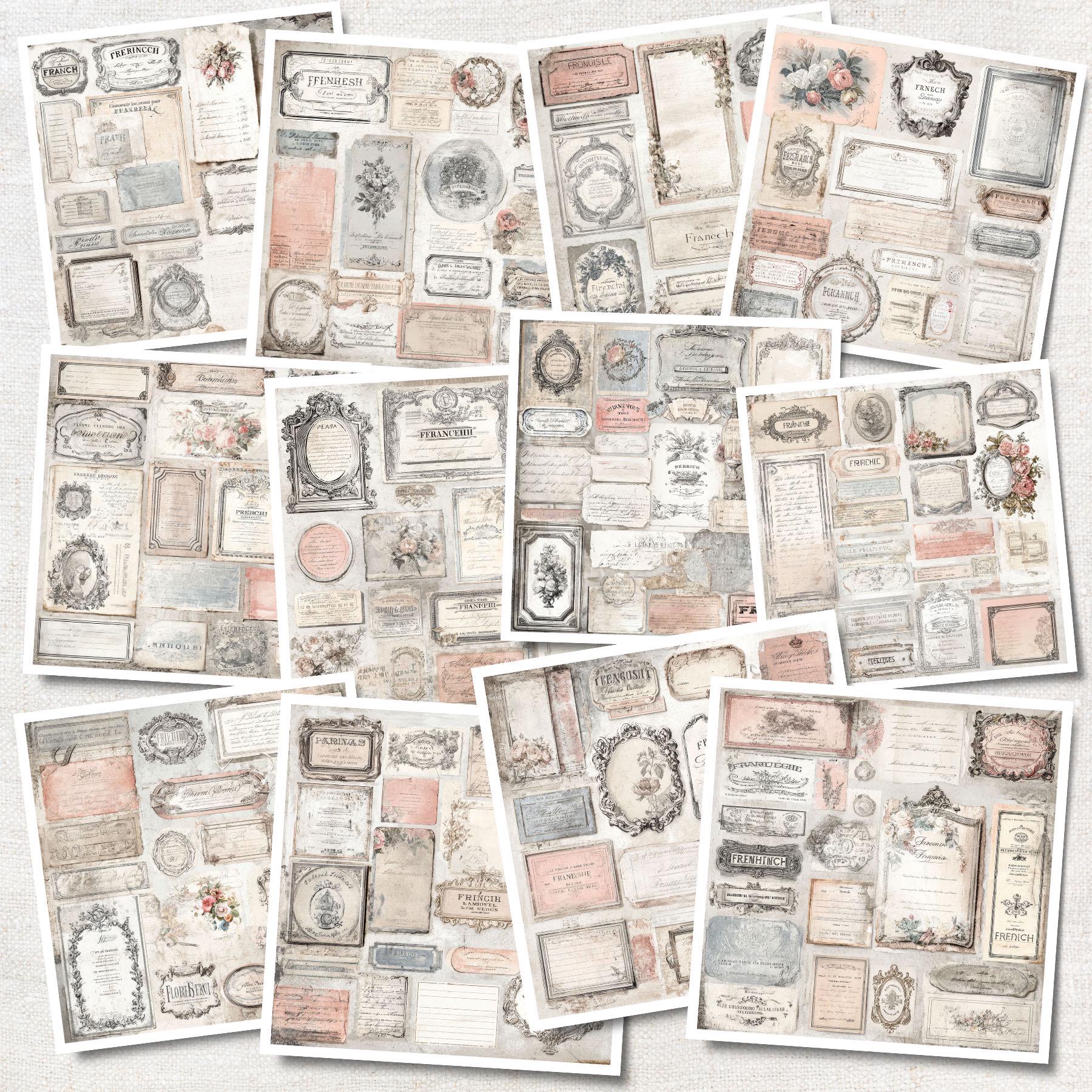 VICTORIAN MUSE ビクトリア朝のスクラップブックペーパー：マーケット