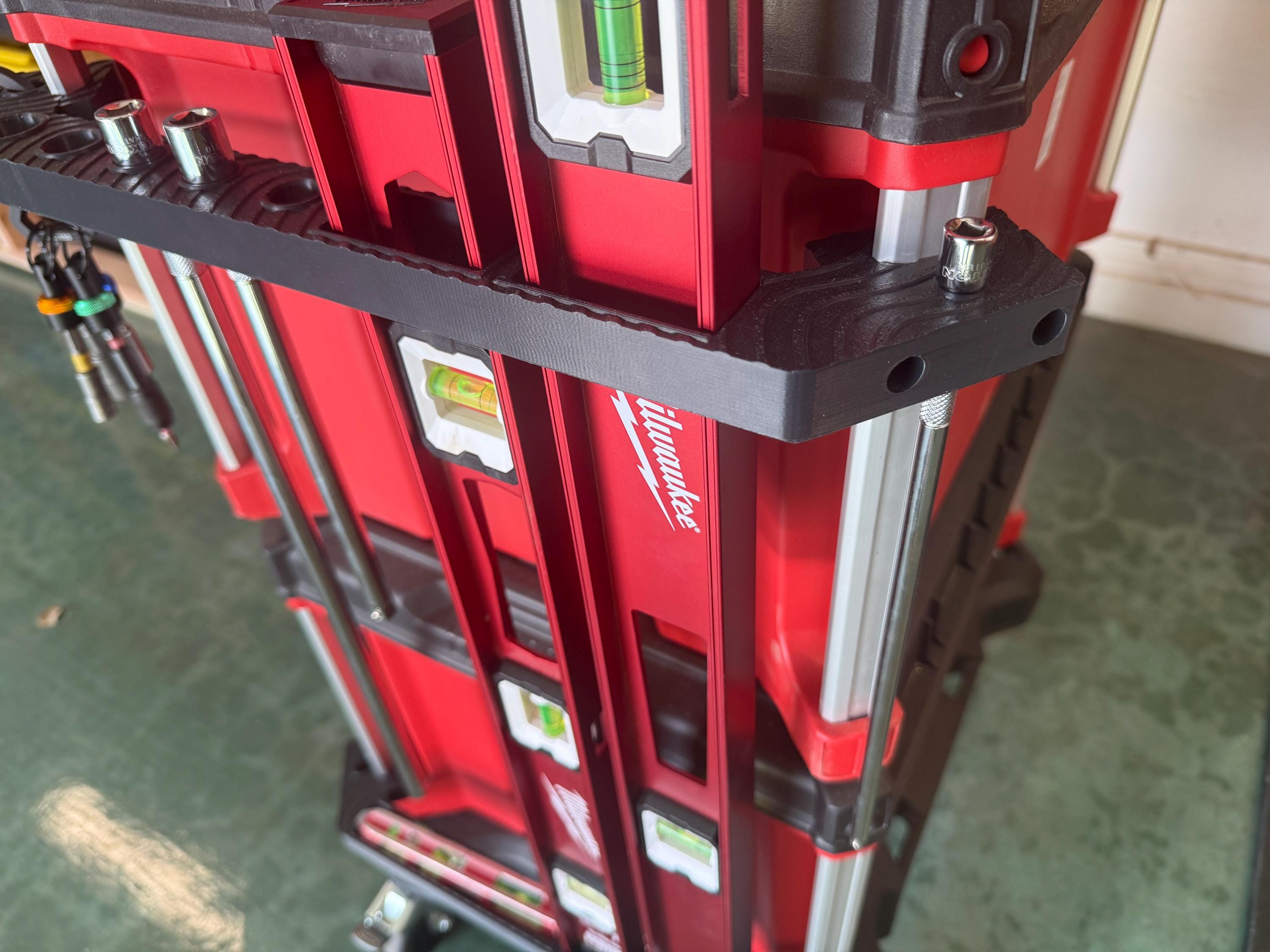 Milwaukee Packout Rails Level Rail Bracket for Milwaukee Packout Side Rails - Etsy