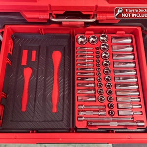 Milwaukee Packout Sockel-Adapterplatten (2er-Set) | Soem-Einsätze | Kleine Schubladen