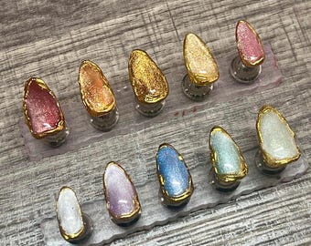 Gold Rainbow Cat Eye