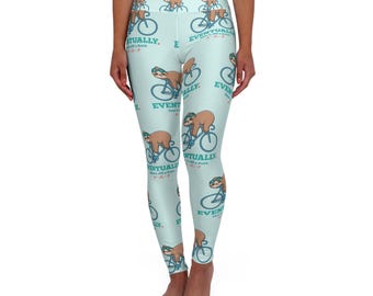 Eventually Sloth Triathlete Leggings