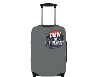 OMW To 1st Place Luggage Cover — Travel Protective Suitcase Skin